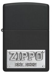 Zippo License Plate Amblem Dizayn Çakmak