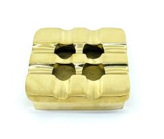 Pirinç Döküm Küllük Kare - 10 cm x 10 cm