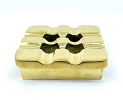 Pirinç Döküm Küllük Kare - 10 cm x 10 cm