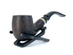 Dapper Bent Apple Briar (Gül Kökü) Pipo 9 mm Filtreli El Yapımı Pipo - 2423