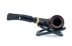 Dapper Bent Apple Briar (Gül Kökü) Pipo 9 mm Filtreli El Yapımı Pipo - 2423