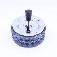 Hauser Bas-Çevir Cam Küllük - Füme