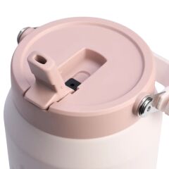 Stanley The IceFlow Flip Straw 2.0 Jug Pipetli 1,90 Lt - Rose Quartz
