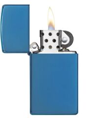 Zippo Slim High Polish Blue Çakmak