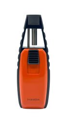 Parmida Tek Torch Jet Alev Masa Tipi Puro Çakmağı - Turuncu