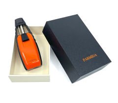 Parmida Tek Torch Jet Alev Masa Tipi Puro Çakmağı - Turuncu