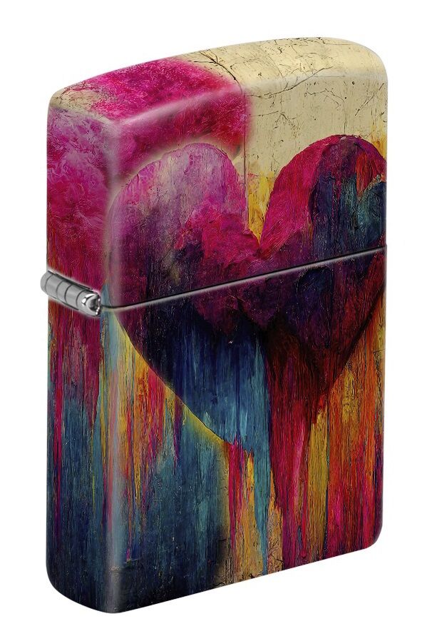 Zippo Heart Grafitti Dizayn Çakmak