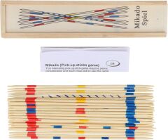 Mikado Spiel Kutu Oyunu El Beceri Görsel Eğitici Oyun Çubukları