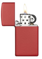 Zippo Slim Red Matte Çakmak