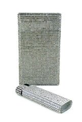 Swaroski Taşlı Tabaka ve Mum Alev Çakmak