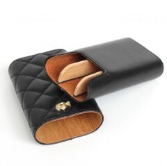 Seyahat Humidor / Puro Saklama Kutusu Siyah