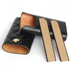 Seyahat Humidor / Puro Saklama Kutusu Siyah