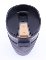 Çift Katmanlı Paslanmaz Çelik Sızdırmaz Termos Bardak 500 Ml Kupa - Siyah