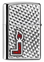 Zippo Doppel Emblem Dizayn Çakmak