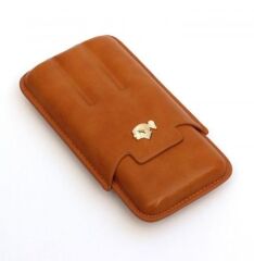 Seyahat Humidor / Puro Saklama Kutusu 3 Bölmeli Taba