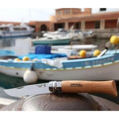 Opinel Inox No 7 Kayın Saplı Paslanmaz Çelik Çakı