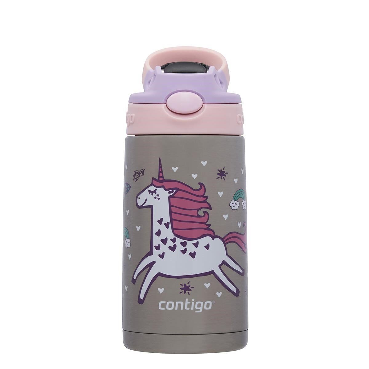 Contigo Gizmo Dragon Çelik Çocuk Suluğu 420ML - Pembe