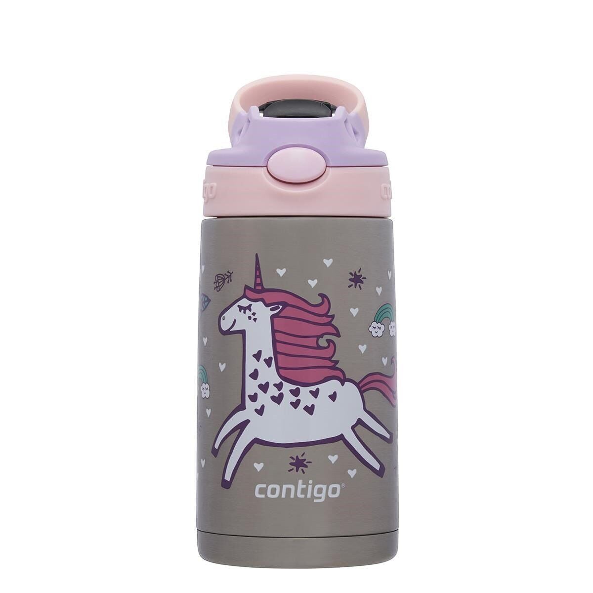 Contigo Gizmo Dragon Çelik Çocuk Suluğu 420ML - Pembe