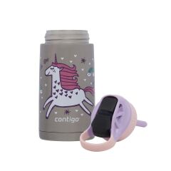 Contigo Gizmo Dragon Çelik Çocuk Suluğu 420ML - Pembe