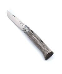 Opinel No.8 Laminated Birch Özel Seri Paslanmaz Bıçak - Gri