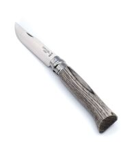 Opinel No.8 Laminated Birch Özel Seri Paslanmaz Bıçak - Gri