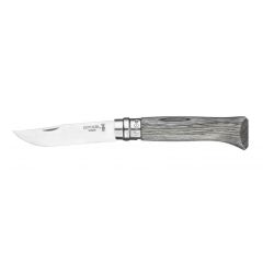 Opinel No.8 Laminated Birch Özel Seri Paslanmaz Bıçak - Gri