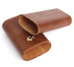 Seyahat Humidor / Puro Saklama Kutusu Kahverengi