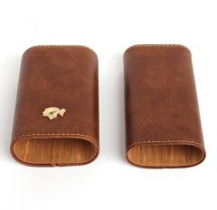 Seyahat Humidor / Puro Saklama Kutusu Kahverengi