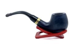 Pipsan Gemici Gold Bilezik 9 mm Filtreli Gül Ağacı Pipo - Koyu Lacivert