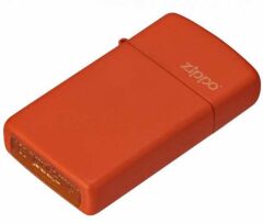Zippo Logo Design Turuncu Slim Çakmak