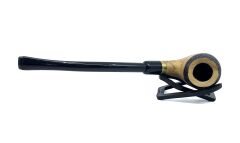 Dapper Churchwarden (Okuma) Piposu 9 mm Filtreli Gül Kökü - Naturel 3766