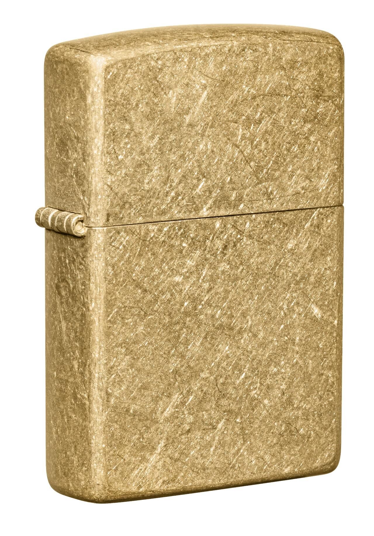 Zippo Regular Tumbled Brass Dizayn Çakmak