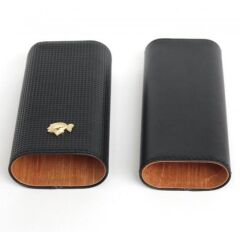 Cohiba Seyahat Humidor / Puro Saklama Kutusu Siyah