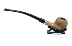 Dapper Churchwarden (Okuma) Piposu 9 mm Filtreli Gül Kökü - Naturel 3769