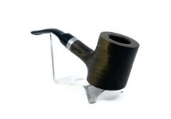 Pipsan Poker Gümüş Renk Bilezik 9mm Filtreli Çift Ağızlıklı Pipo - Yeşil