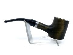 Pipsan Poker Gümüş Renk Bilezik 9mm Filtreli Çift Ağızlıklı Pipo - Yeşil