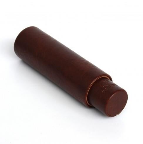 Cohiba Seyahat Humidor / Puro Saklama Kutusu Silindir - Kahverengi