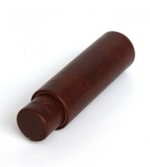 Cohiba Seyahat Humidor / Puro Saklama Kutusu Silindir - Kahverengi