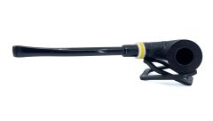 Dapper Churchwarden (Okuma) Piposu 9 mm Filtreli Gül Kökü - Siyah 3765