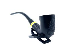 Dapper Churchwarden (Okuma) Piposu 9 mm Filtreli Gül Kökü - Siyah 3765