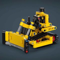 LEGO® Technic Ağır İş Buldozeri 42163 - 7 Yaş ve Üzeri Çocuklar için İnşaat Aracı İçerek Koleksiyonluk Yaratıcı Oyuncak Model Yapım Seti (195 Parça)