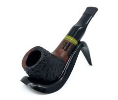 Pipsan İşlemeli El Yapımı Gül Kökü (Briar) Mini Pipo 9mm Filtreli - Model No: 13