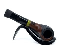 Pipsan İşlemeli El Yapımı Gül Kökü (Briar) Mini Pipo 9mm Filtreli - Model No: 13