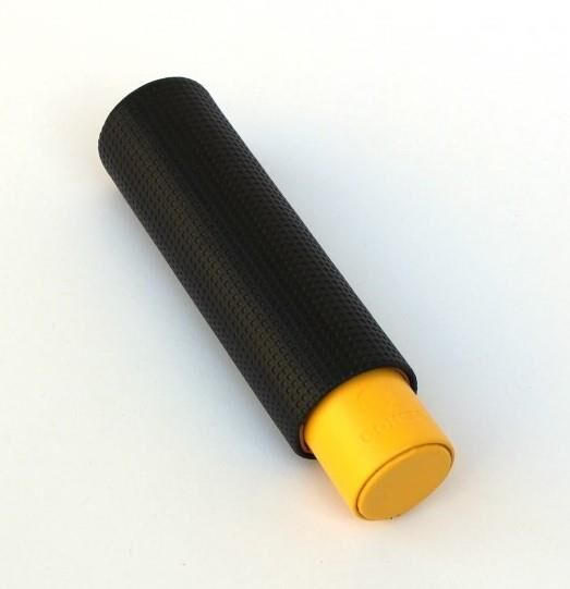 Cohiba Seyahat Humidor / Puro Saklama Kutusu Silindir - Sarı-Siyah