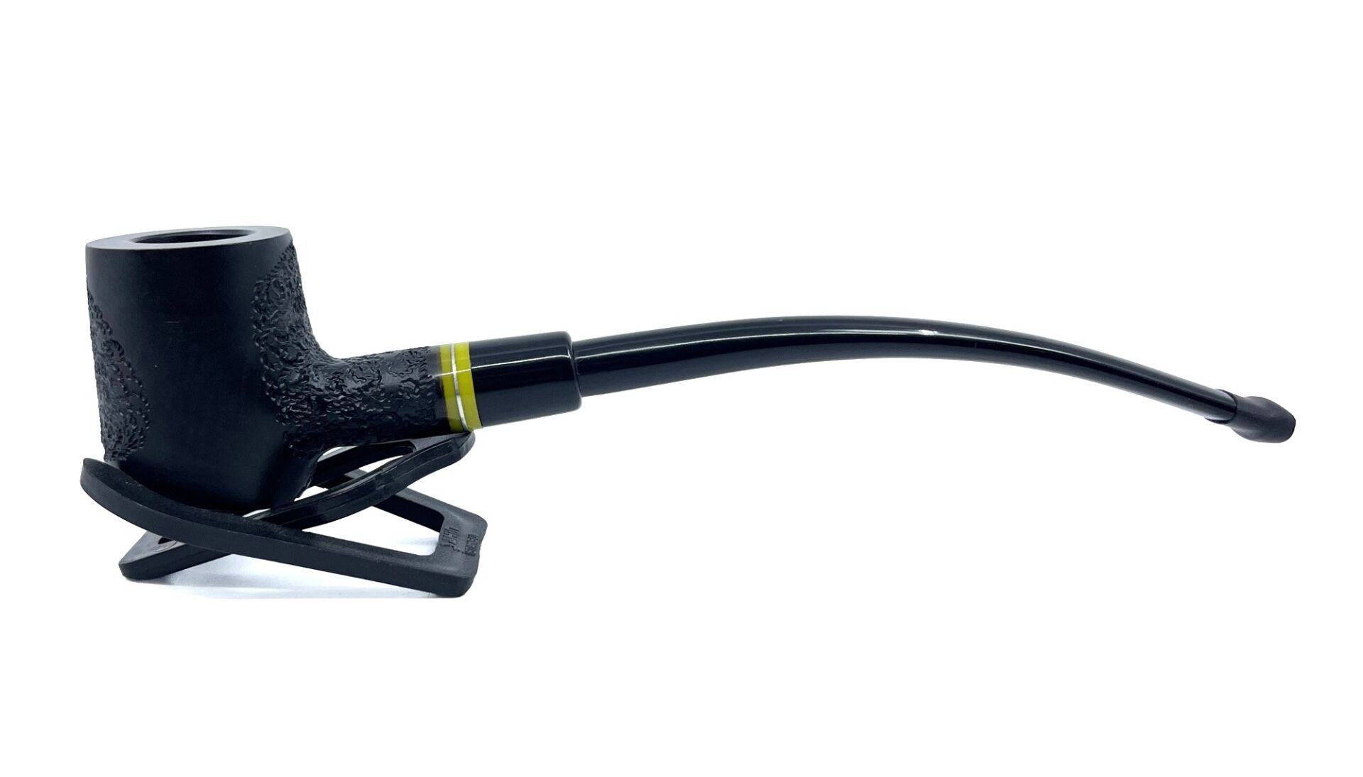 Dapper Churchwarden (Okuma) Piposu 9 mm Filtreli Gül Kökü - Siyah 3768