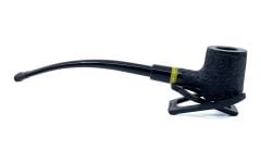 Dapper Churchwarden (Okuma) Piposu 9 mm Filtreli Gül Kökü - Siyah 3768