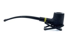 Dapper Churchwarden (Okuma) Piposu 9 mm Filtreli Gül Kökü - Siyah 3768