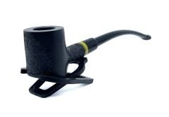 Dapper Churchwarden (Okuma) Piposu 9 mm Filtreli Gül Kökü - Siyah 3768
