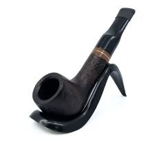 Pipsan İşlemeli El Yapımı Gül Kökü (Briar) Mini Pipo 9mm Filtreli - Model No: 14