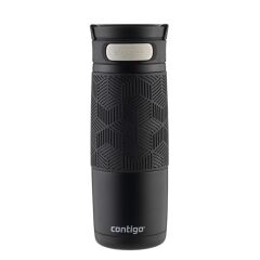 Contigo Metra Vakumlu Termos Matara Tek El Çevir İç 470ml - Siyah